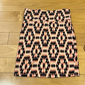 Pink, black, white skirt from charlotte russe size medium